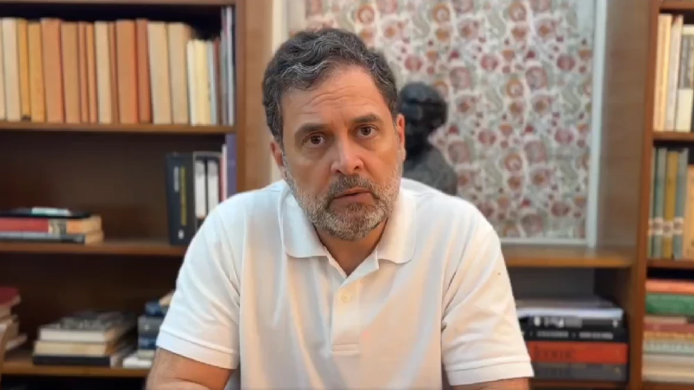 India's opposition leader Rahul Gandhi